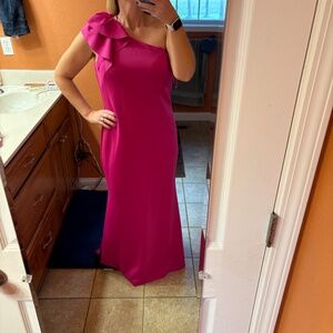 Jessica Howard Pink One Shoulder dress